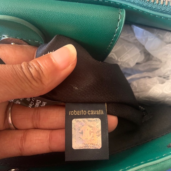 Roberto Cavalli “Jolie” Green Shopping Bag - Picture 11 of 11